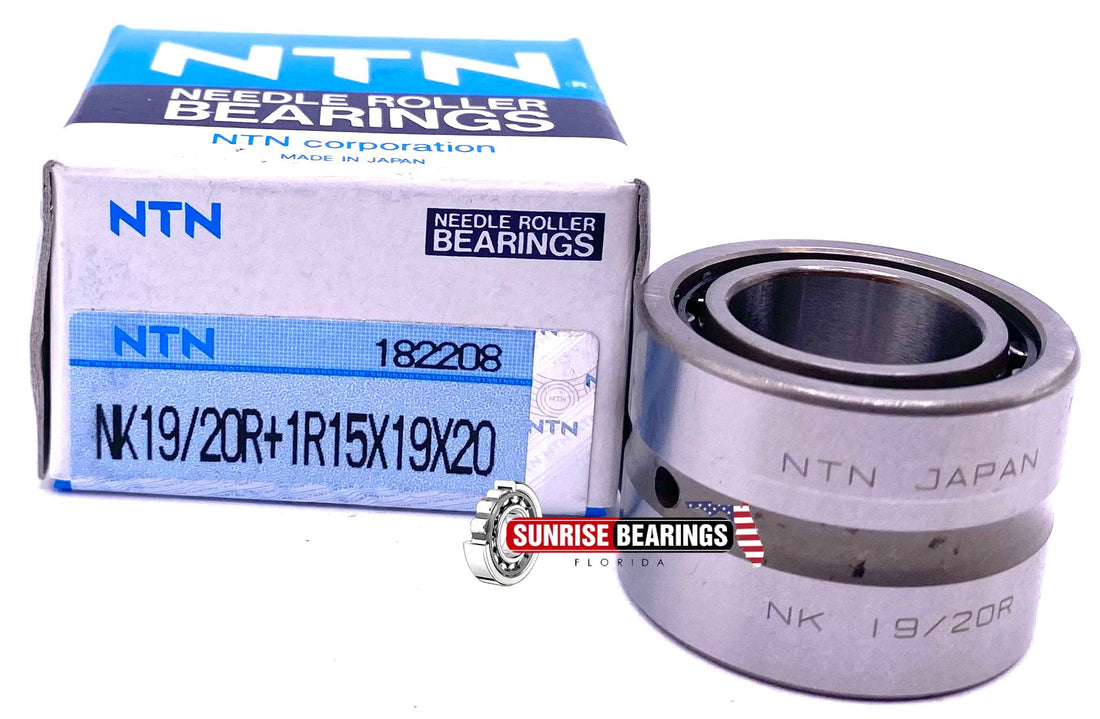 NTN NK19/20 R + 1R15X19X20 NEEDLE ROLLER BEARING + INNER RING 15x27x20 mm