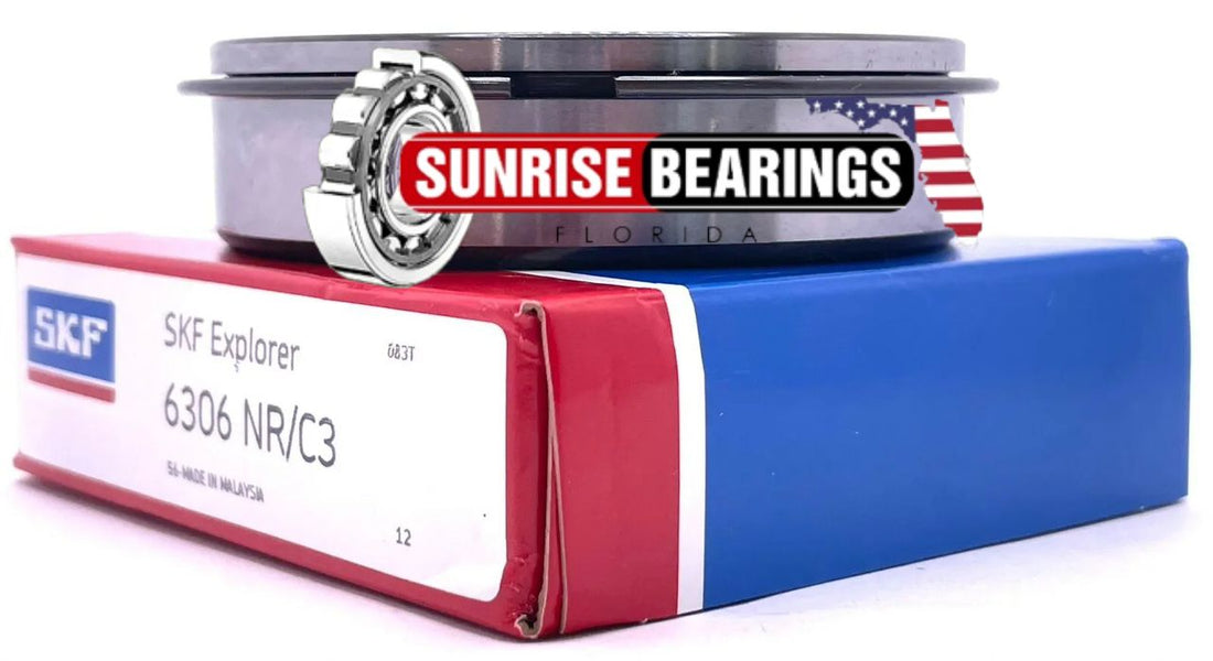 SKF - Deep groove ball bearings 6306  NR