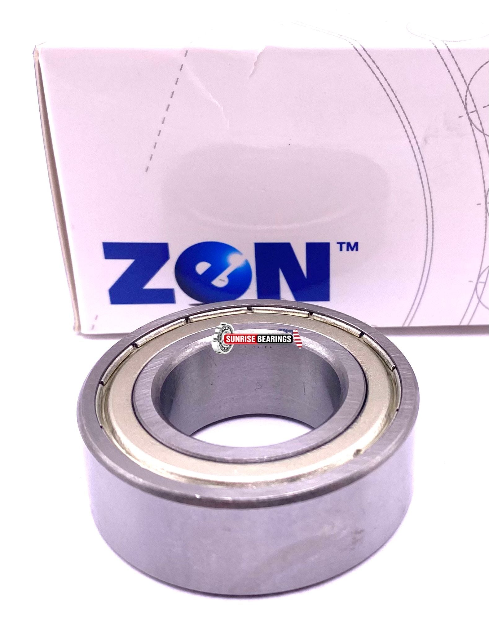 ZEN 3005 B ZZ Angular Contact Ball Bearing, Metal Shielded