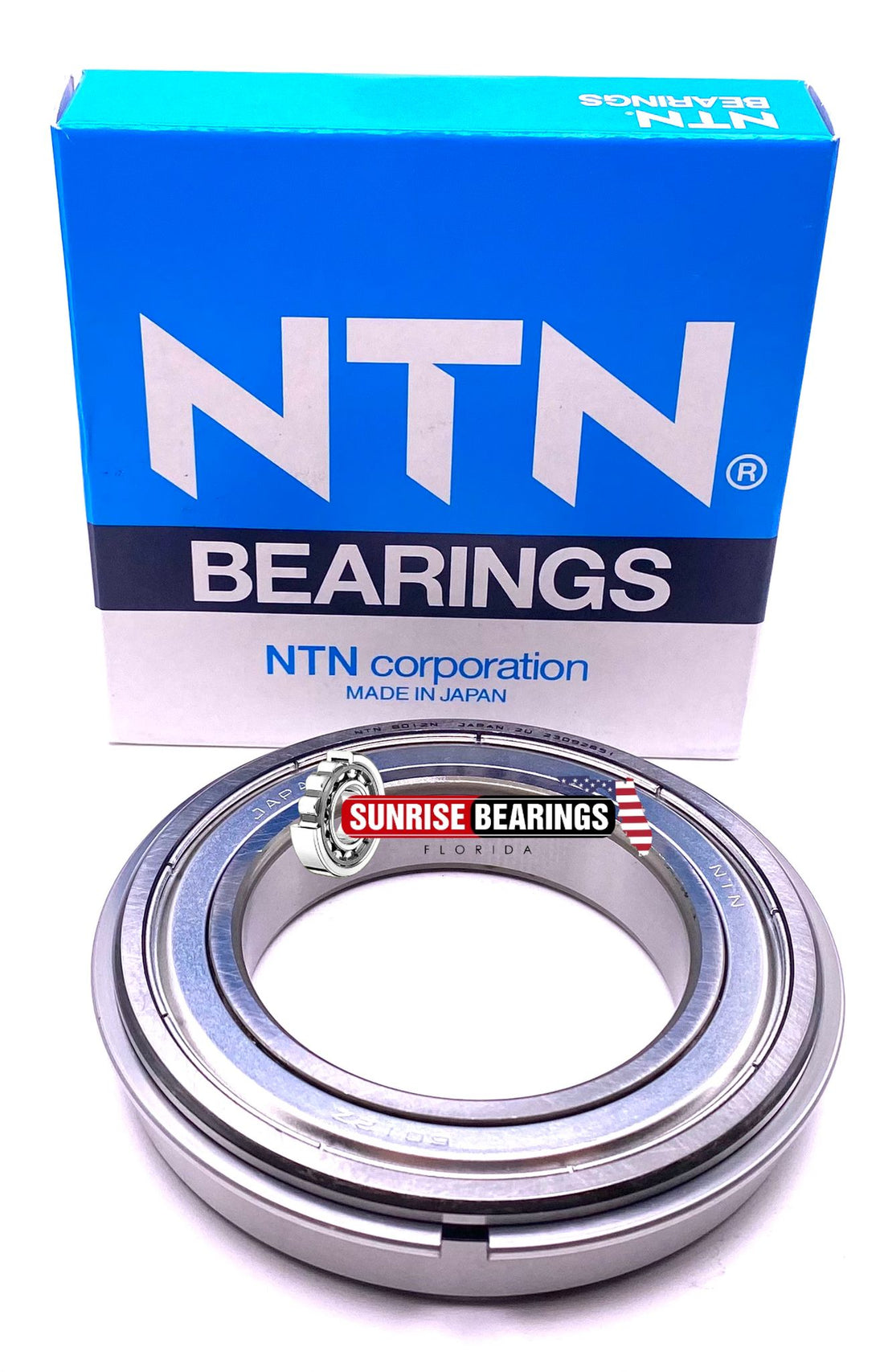 NTN JAPAN 6012 ZZ NR Ball Bearing, Metal Shielded + Snap Ring 60x95x18 mm