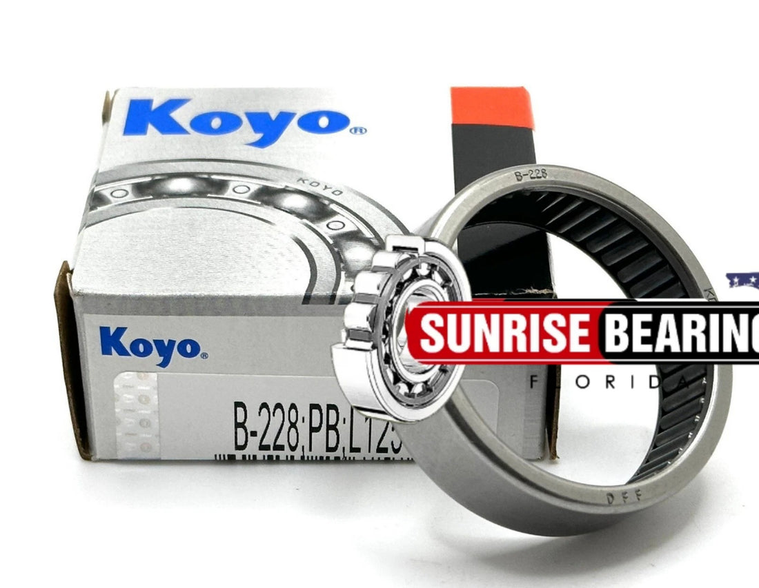 KOYO USA B228 Needle Roller Bearing and Cage Assembly 1 3/8" x 1 5/8" x 1/2"