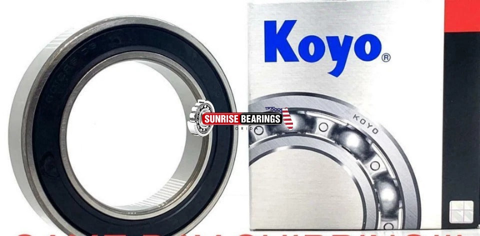 KOYO JAPAN 6012 2RS Deep Groove Ball Bearing, Rubber Sealed 60x95x18 mm