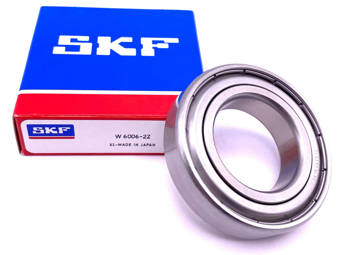 SKF W6006 ZZ Stainless Steel Ball Bearing, Metal Shielded 30x55x13 mm