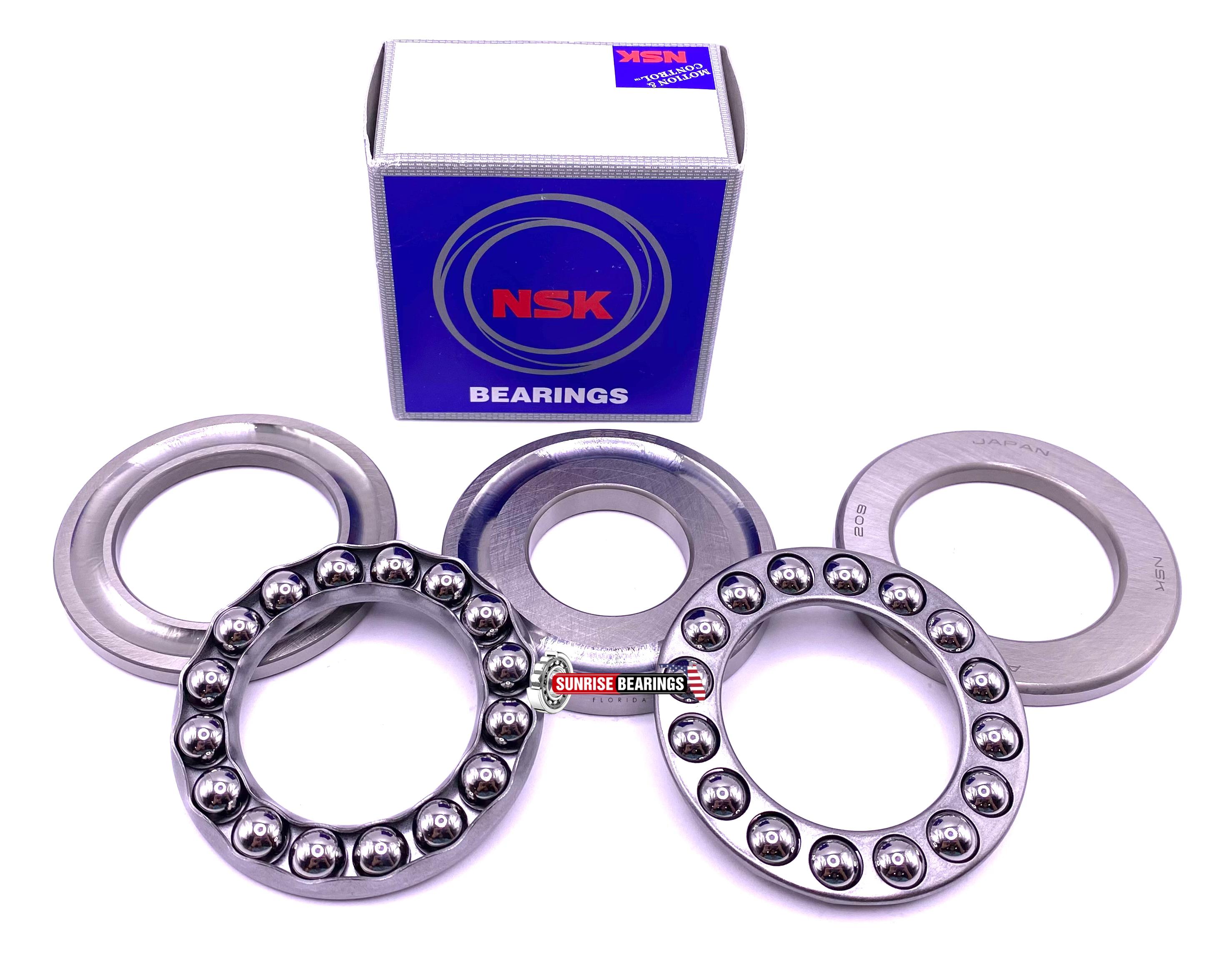 NSK 52209 Thrust Ball Bearing Double Direction 35x73x37 mm
