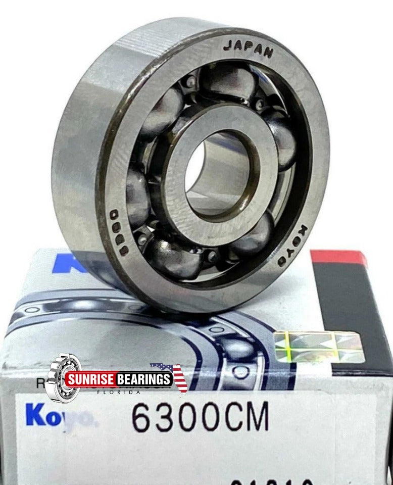 KOYO 6300 CM Deep Groove Ball Bearing, OPEN Type, No Seals 10x35x11 mm