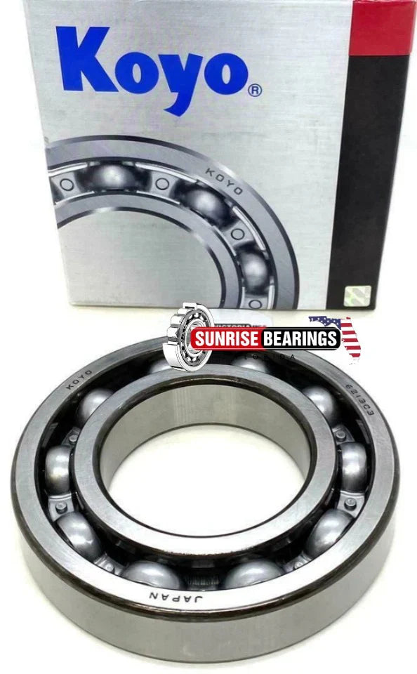 KOYO Japan 6215 C3 Deep Groove Ball Bearing, OPEN Type, No Seals 75x130x25 mm