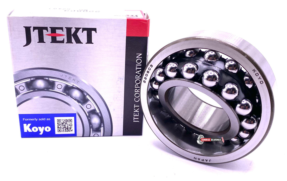 KOYO Japan 2208 C3 Self-Aligning Ball bering 40x80x23 mm