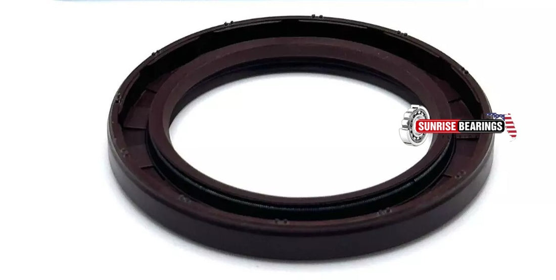 FPM/FKM OIL SHAFT ROTARY SEALS + STAINLESS STEEL SPRING 50x90x10 mm