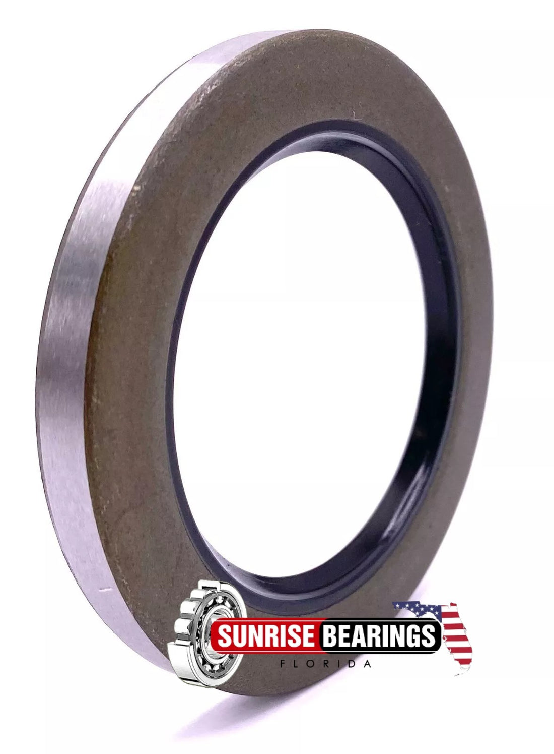 DICHTOMATIK 15x28x7 mm METRIC OIL SEAL DOUBLE LIP with SPRING, METAL JACKETED