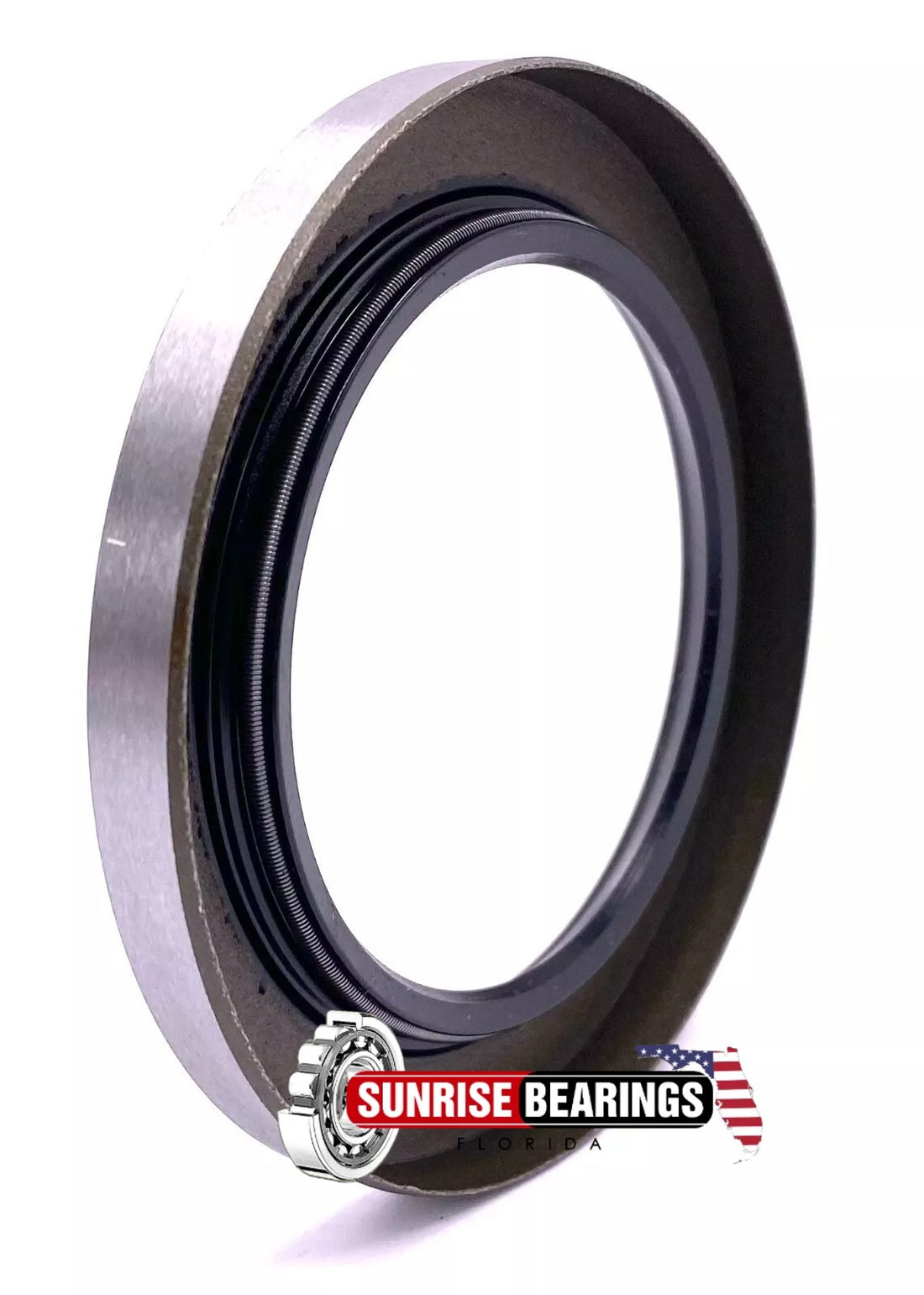 DICHTOMATIK 15x28x7 mm METRIC OIL SEAL DOUBLE LIP with SPRING, METAL JACKETED