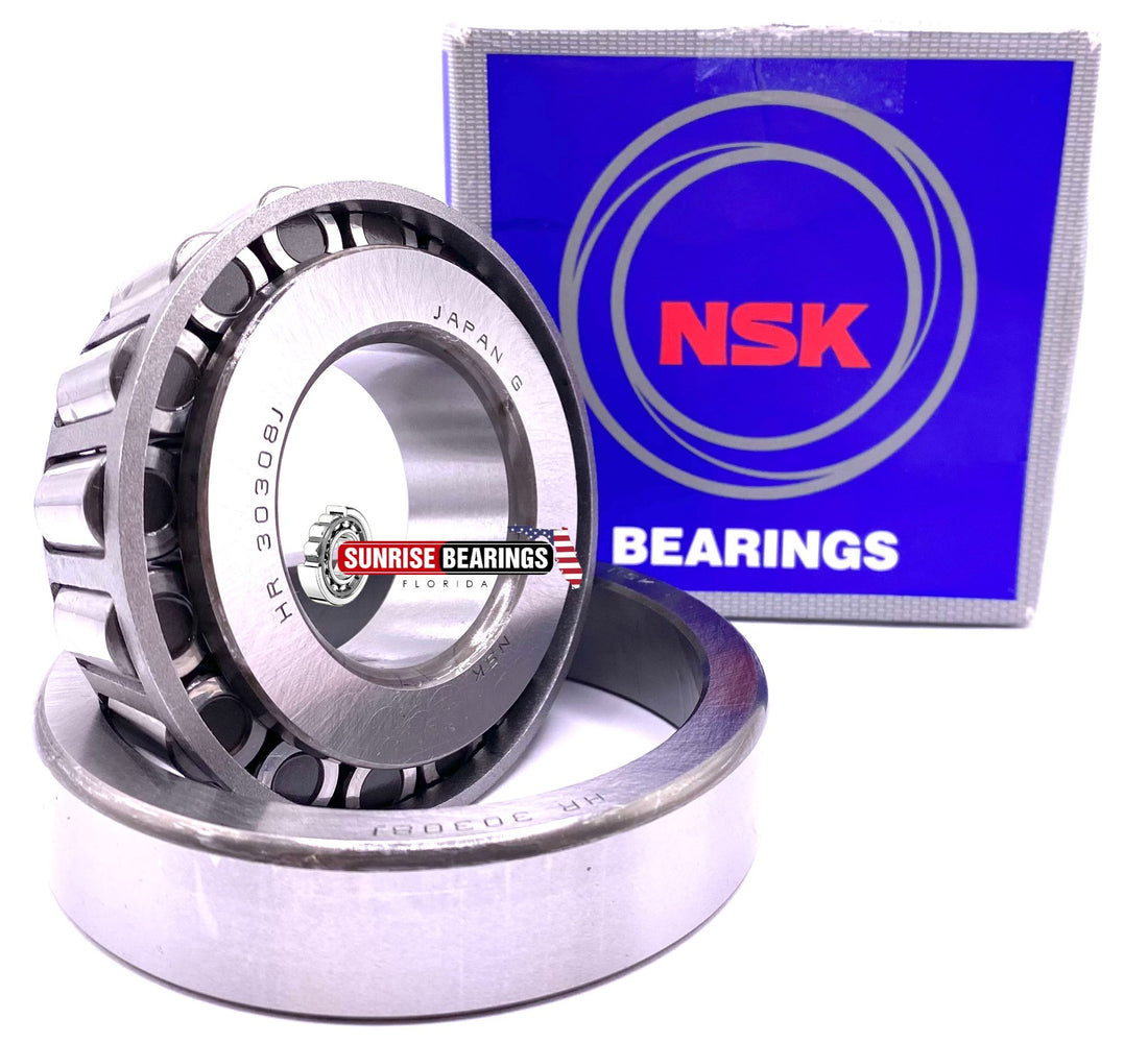 NSK JAPAN 30308 J TAPERED ROLLER BEARING 40x90x25.25 mm 251128081