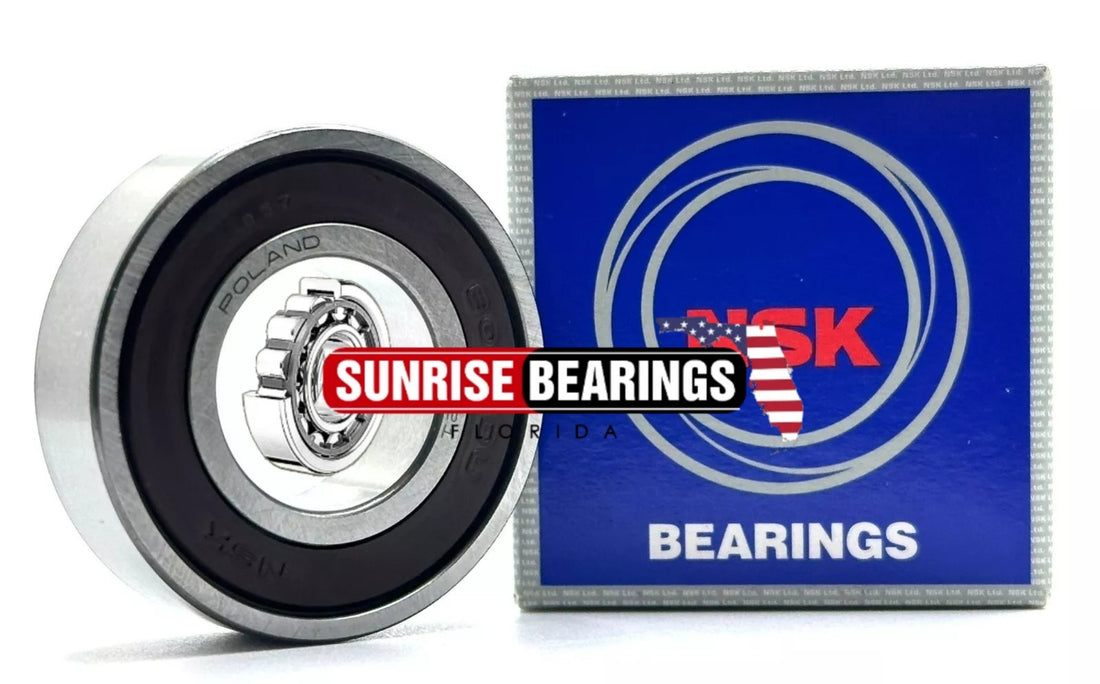 NSK  6003 DDU Deep Groove Ball Bearing, Rubber Sealed 6003 2RS  17x35x10 mm