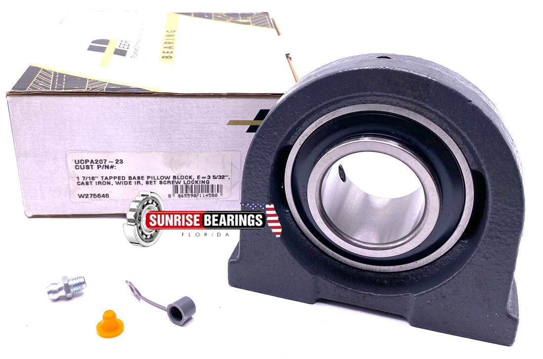 PEER UCPA207-23 Housing And Bearing Assembly 1.7/16"