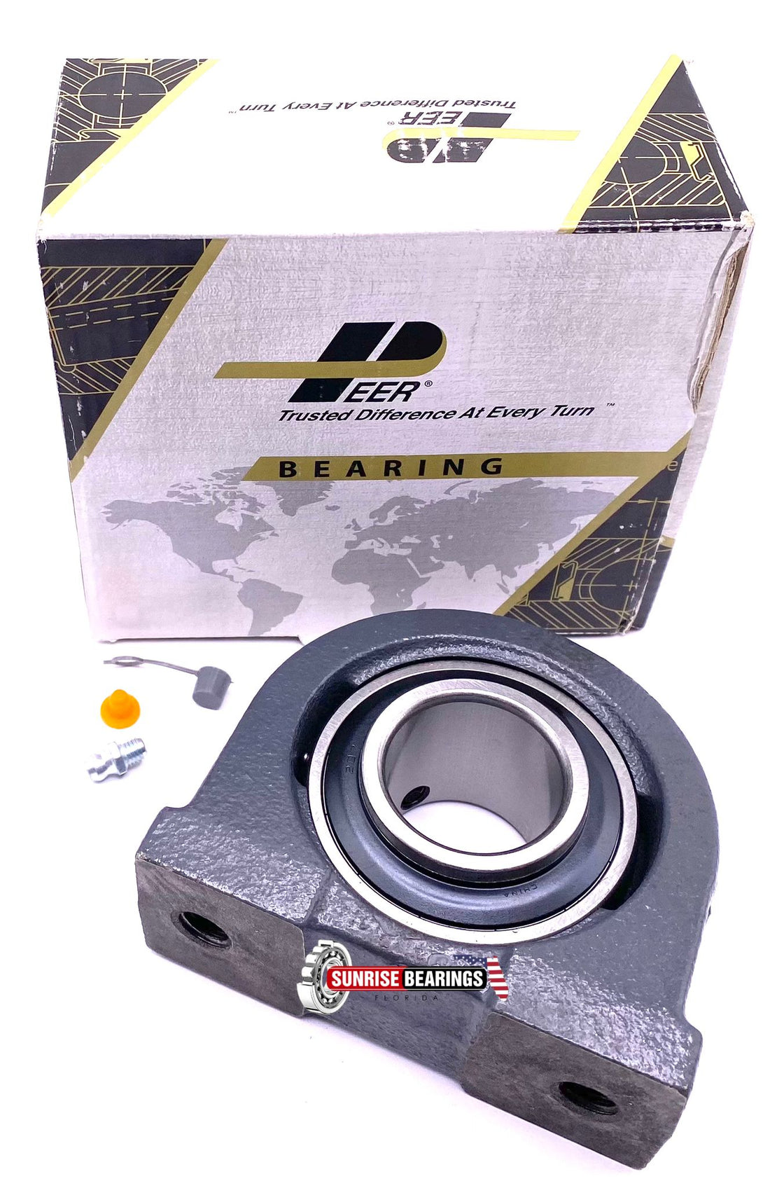 PEER UCPA207-23 Housing And Bearing Assembly 1.7/16"