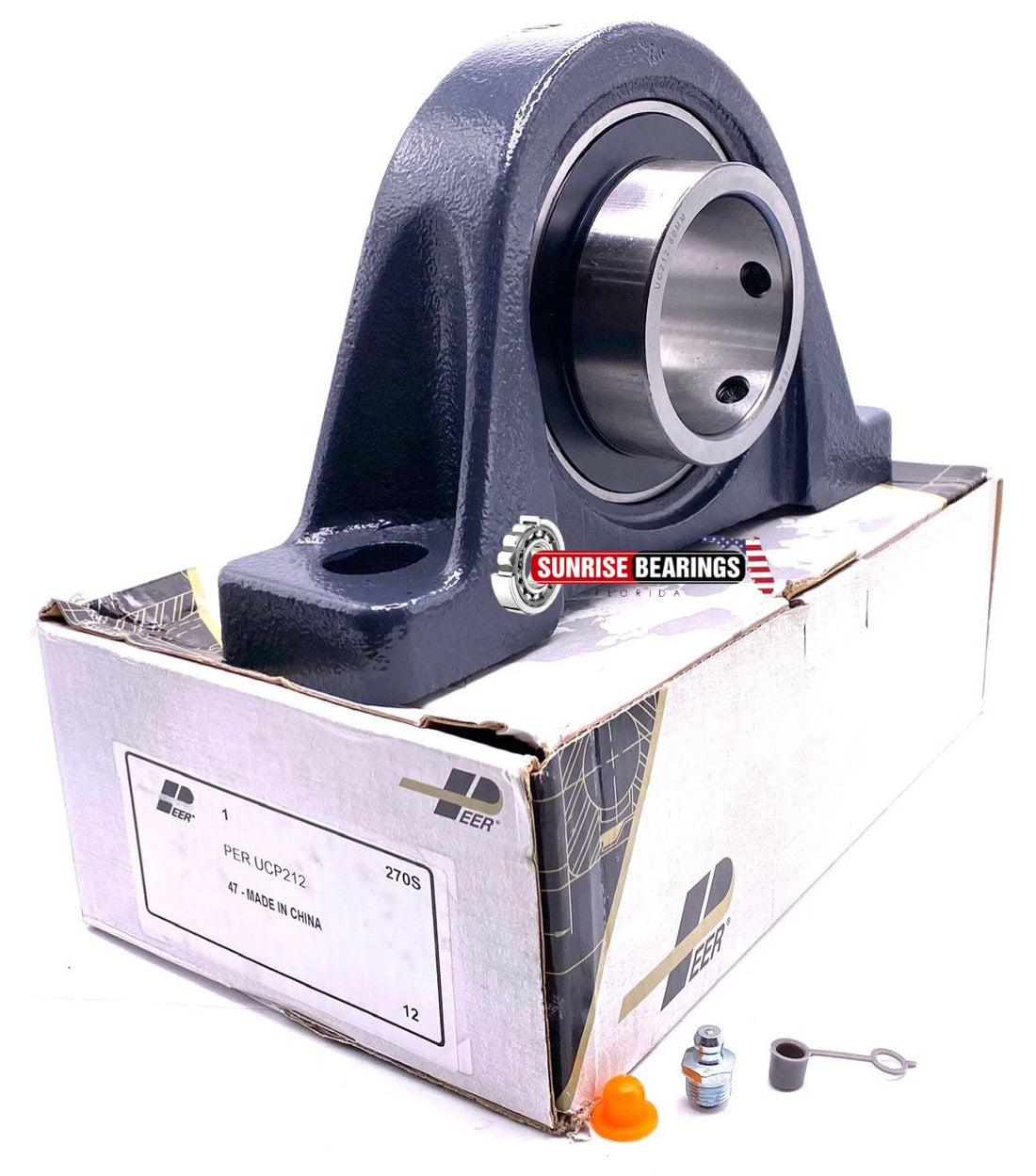 PEER UCP212 HOUSING AND BEARING ASSEMBLY 60 mm