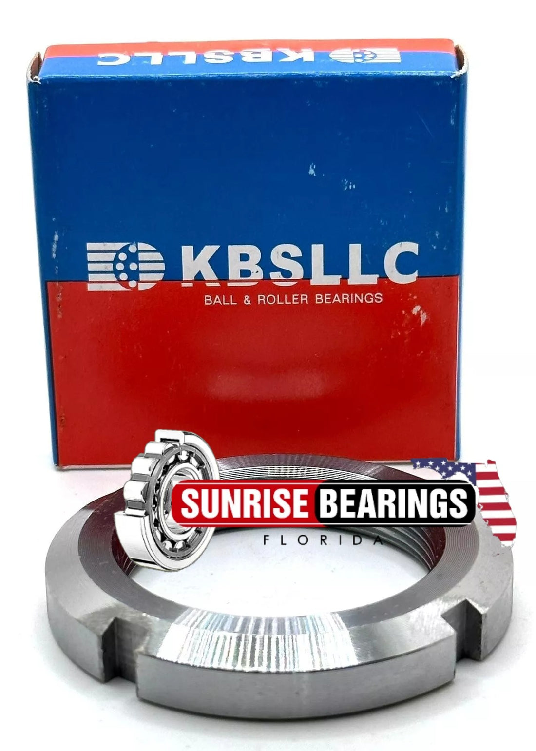 KBS KM 9 Standard Locknut Right Hand, Not Self-Locking Steel, Metric, M45 x 1.5 MM