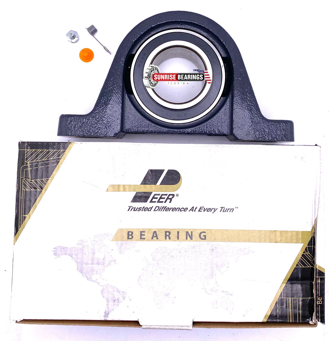 Peer Ucp210 Housing And Bearing Assembly Syj50Tf Uc210+P210 50 mm