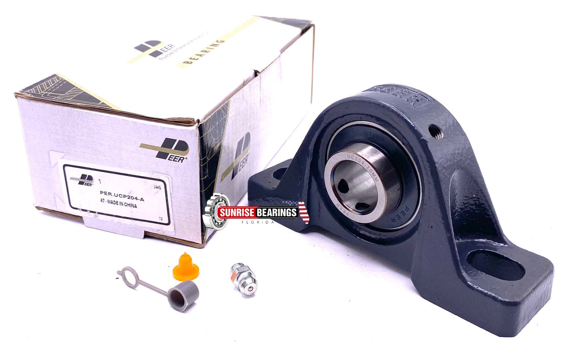 PEER UCP204 A HOUSING AND BEARING YAR204-2F + SYJ504 SYJ20TF RASEY20 20 mm Bore