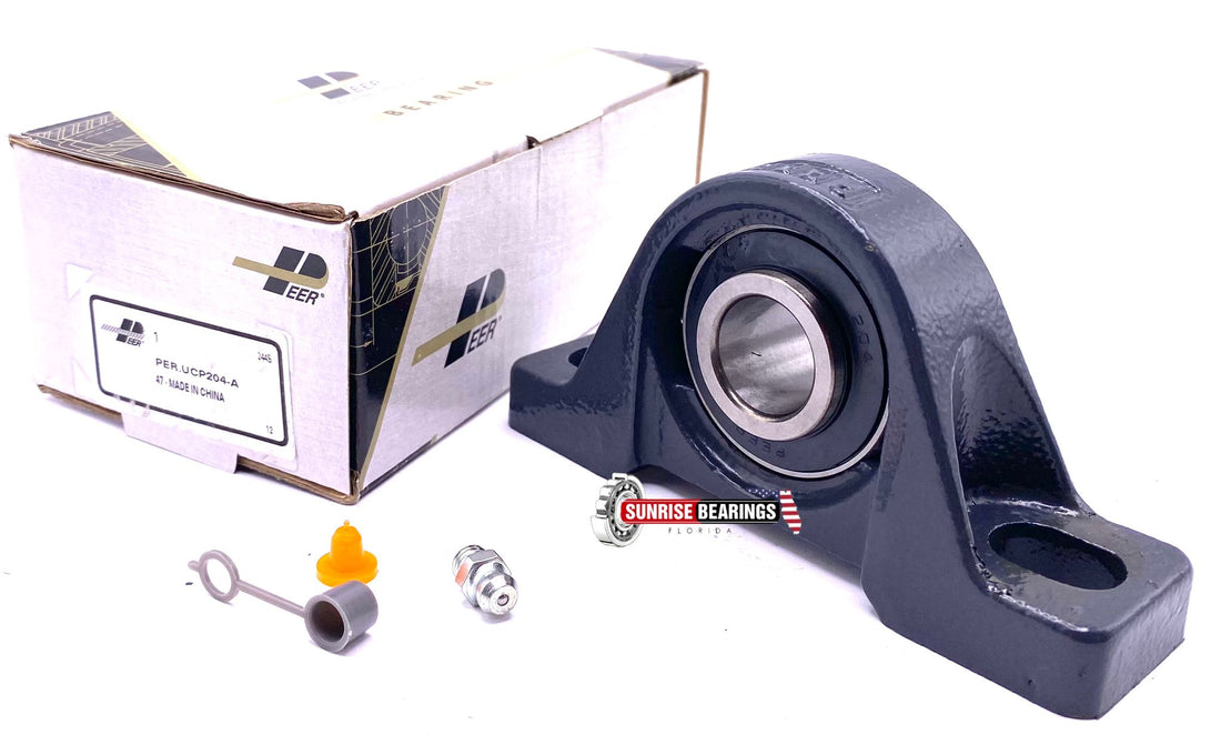 PEER UCP204 A HOUSING AND BEARING YAR204-2F + SYJ504 SYJ20TF RASEY20 20 mm Bore