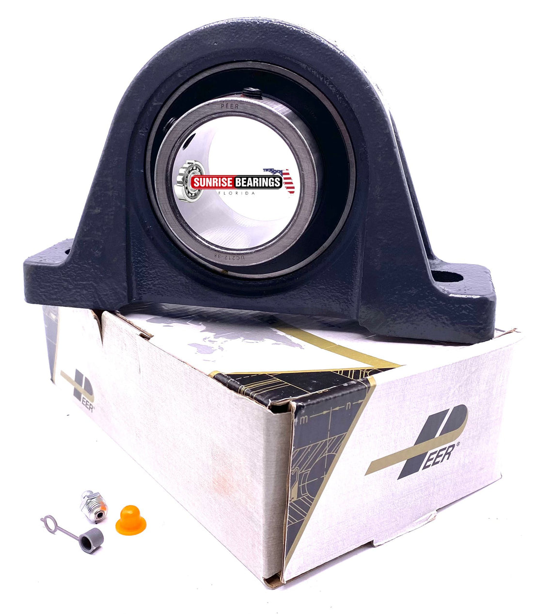 Peer Ucp212-38 Housing And Bearing Syj2.3/8 Tf Uc212-38 + P212 2.3/8"