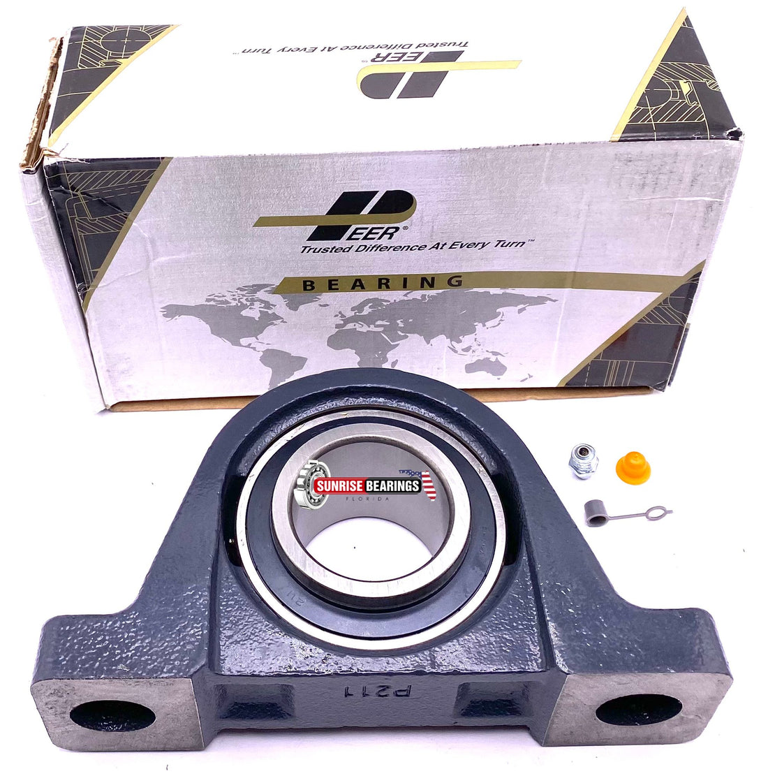 PEER UCP211 HOUSING AND BEARING UC211 + P211 SYJ55 TF 55 mm