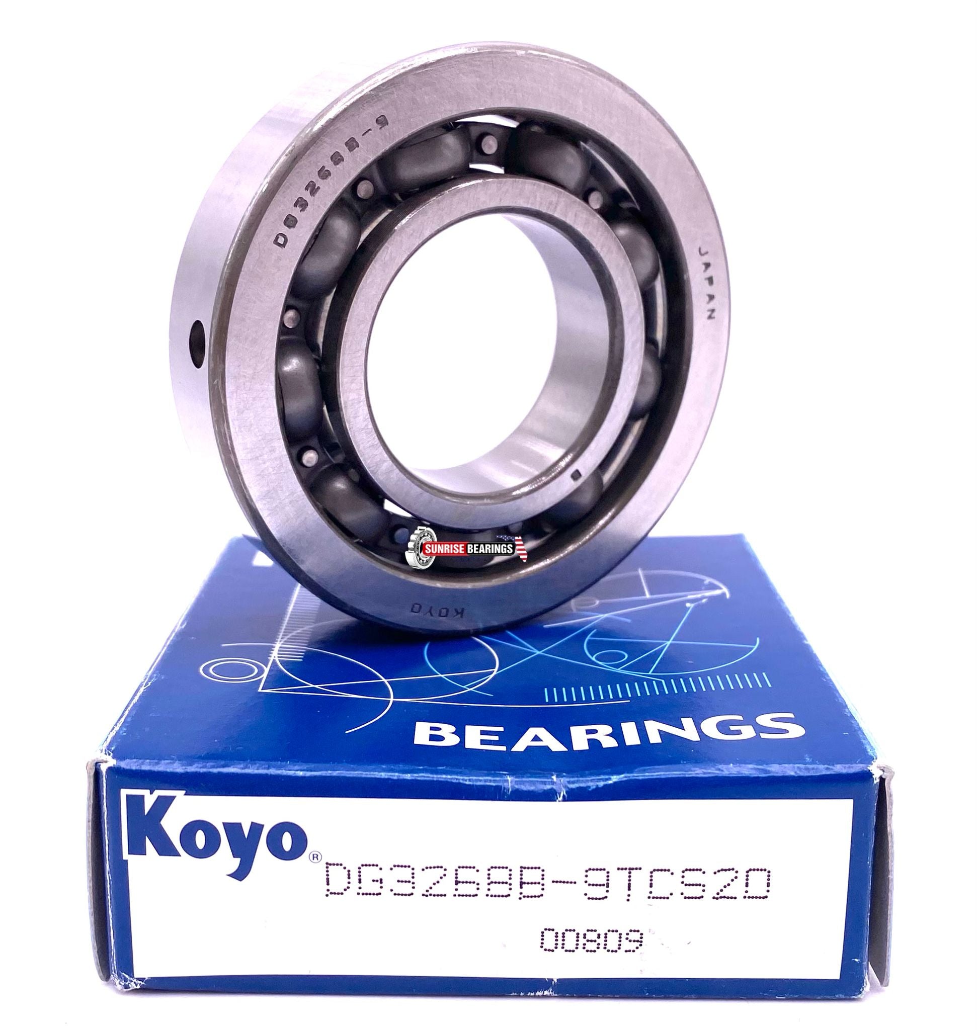 Koyo (JTEKT) DG3268B 9T CS20 Crankshaft Ball Bearing 32x68x16 mm