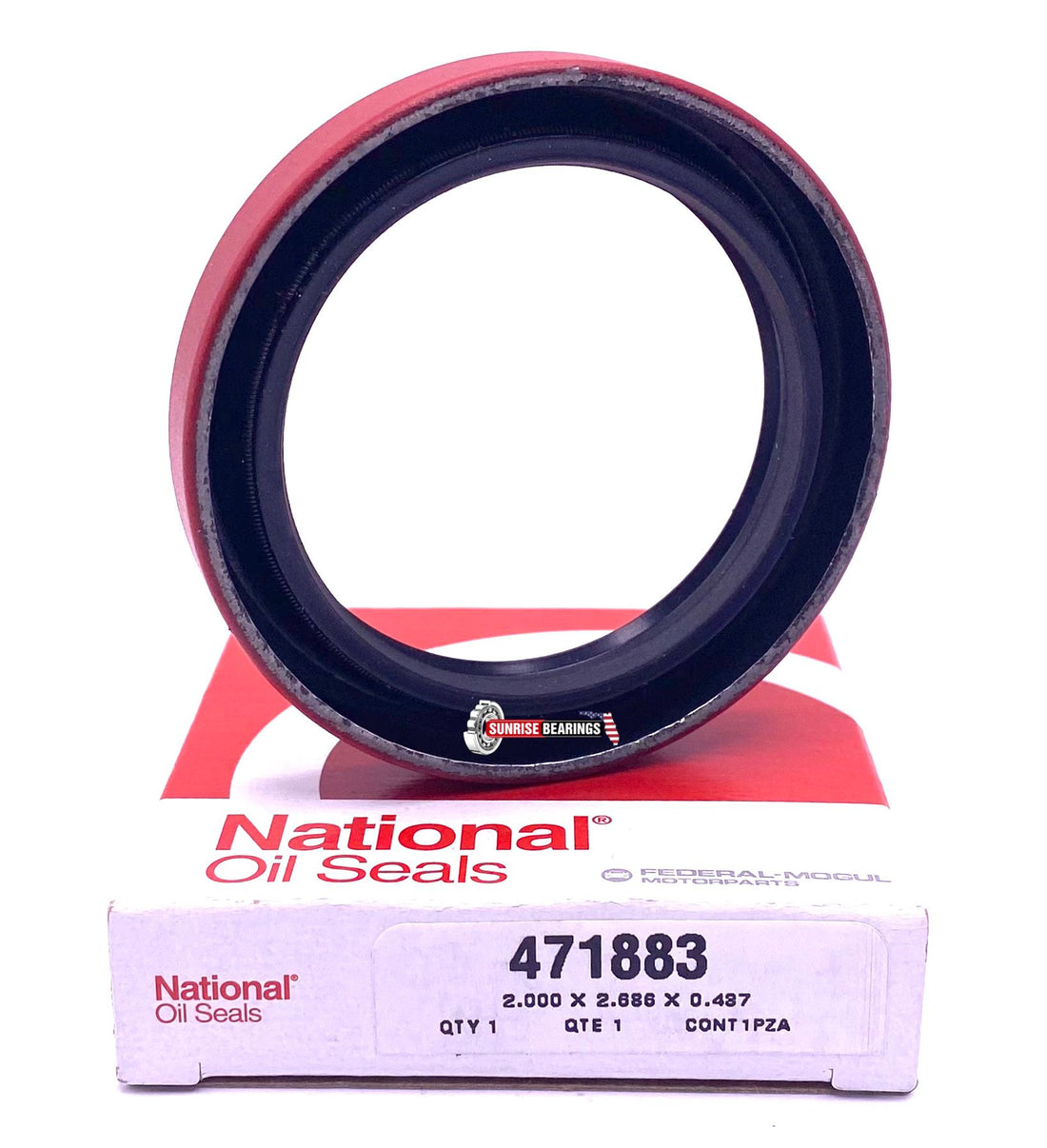 National 471883 Oil Seal 2" x 2.690" x 0.437"