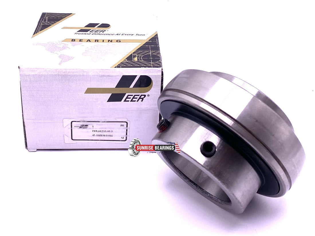 PEER UC212-36 A Insert Ball Bearing for Housings YAR212-204 2F 2 1/4" Bore