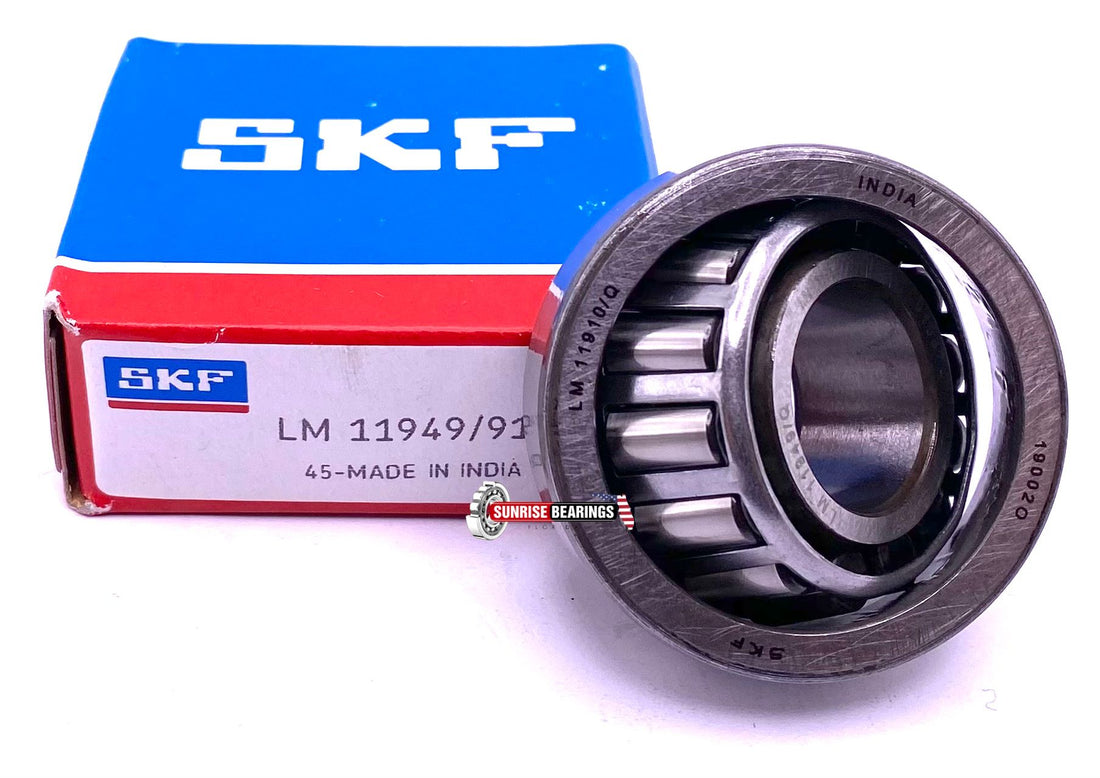 SKF LM11949 LM11910 /Q Tapered Roller Bearing Set2 19.05x45.24x16.64 mm