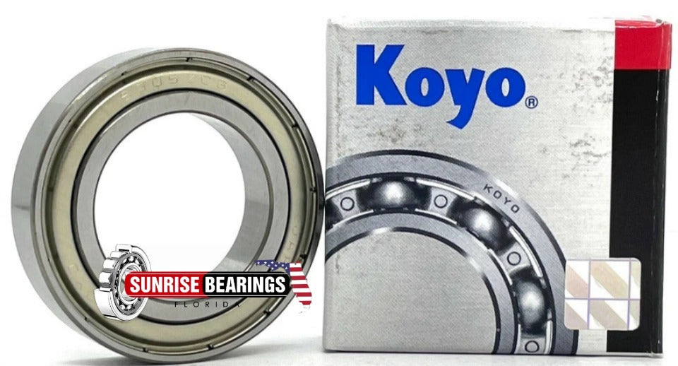 KOYO Japan 6905 ZZ Deep Groove Ball Bearing, Metal Shielded 25x42x9 mm