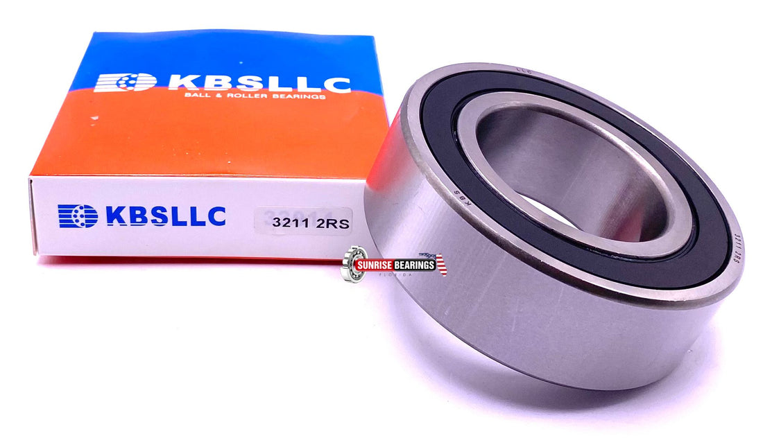 KBS 3211 2RS Angular Coontact Ball bearing, Rubber Sealed 55x100x33.3 mm