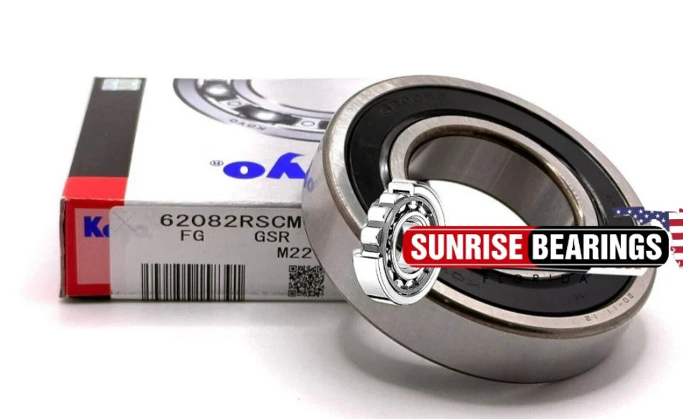 KOYO Japan 6208 2RS C3 Deep Groove Ball Bearing, Rubber Sealed 40x80x18 mm