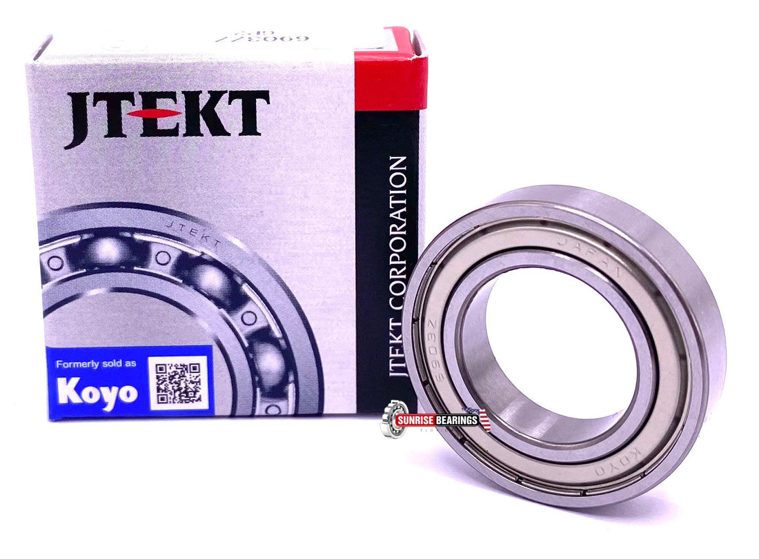 KOYO Japan 6903 ZZ C3 Deep Groove Ball Bearing, Metal Shielded 61903 zz 17x30x7 mm