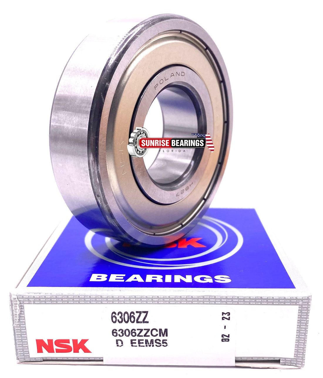 NSK - Deep groove ball bearings 6306  ZZ