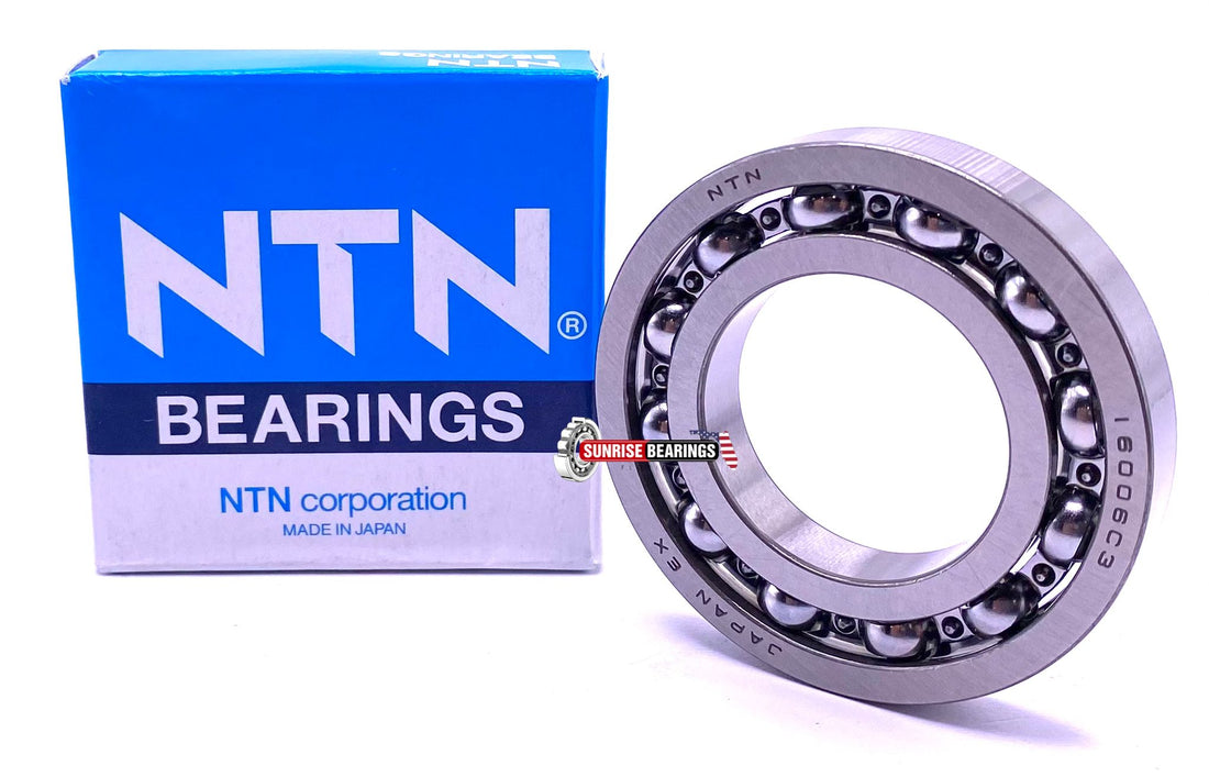 NTN 16003 C3 Deep Groove Ball Bearing, Open, No Seals 17x35x8 mm