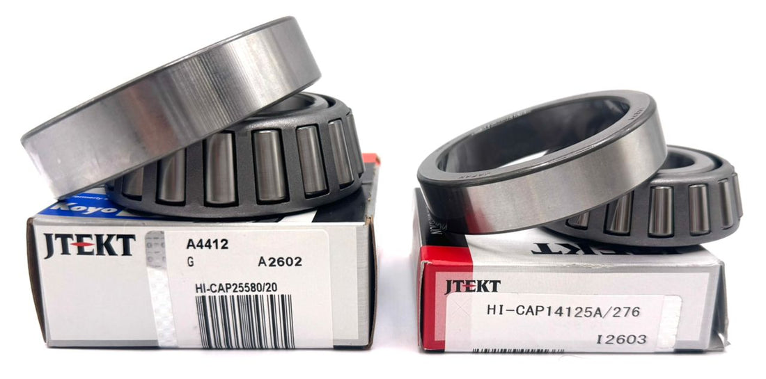 KOYO 25580 25520 14125A 14276 Bearing Replacement Set for 7000-lb Trailer Axle