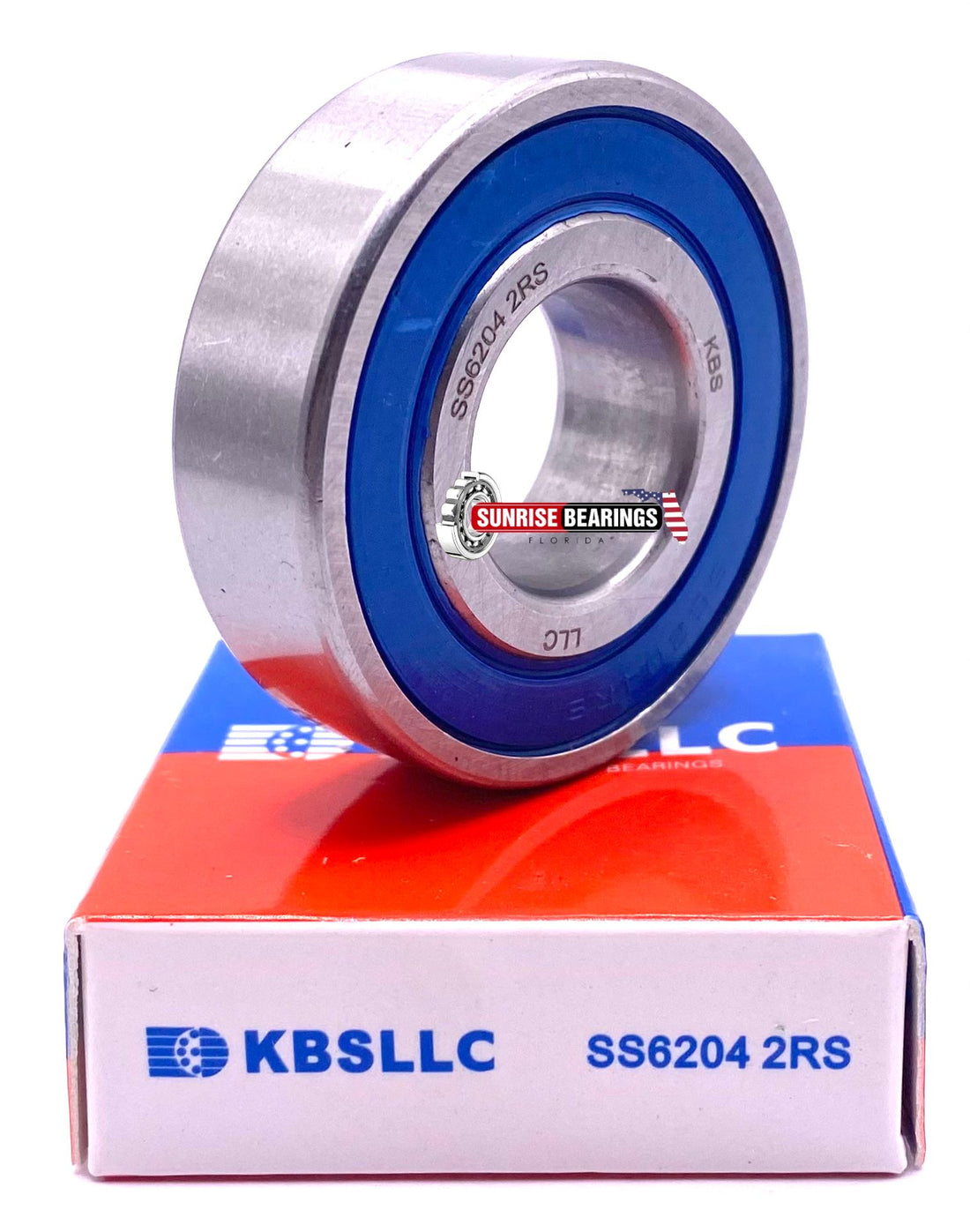 Kbs S6204 2Rs Stainless Steel Bearing, Rubber Sealed W6204 2Rs 20X47X14 mm