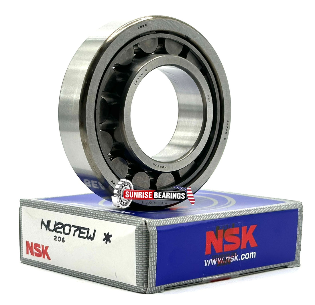 Nsk Japan Nu207 Ewk C3 Cylindrical Roller Bearing 35X72X17 mm