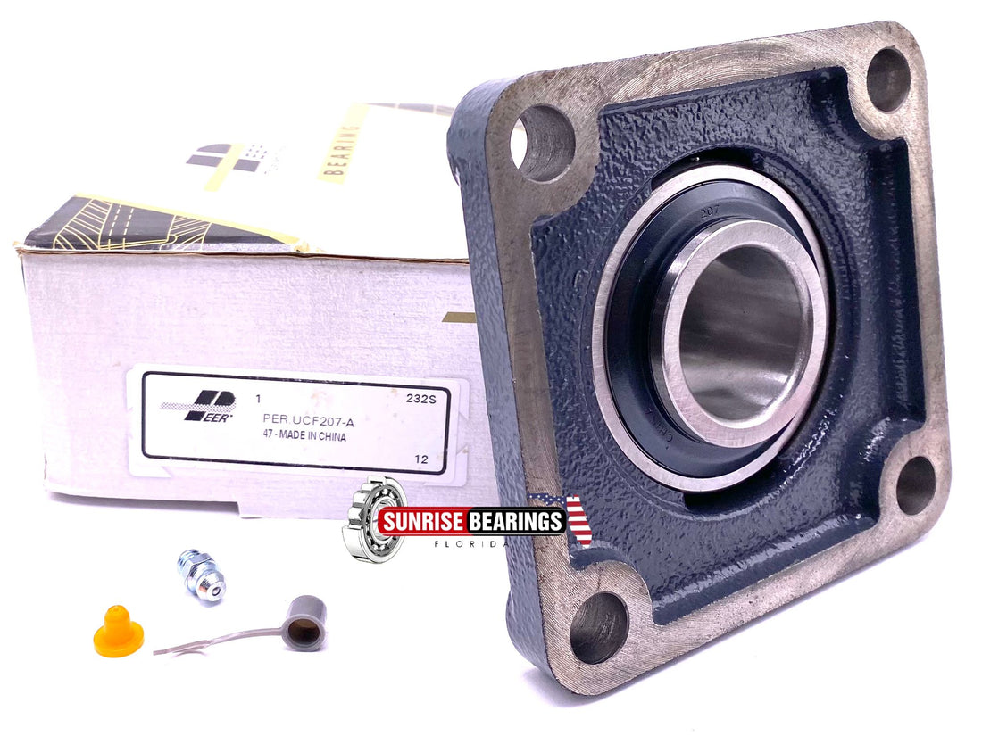 PEER UCF207 A BEARING and HOUSING FYJ35 TF GYE35KRRB + CJ07 UC207 + F207 35 mm