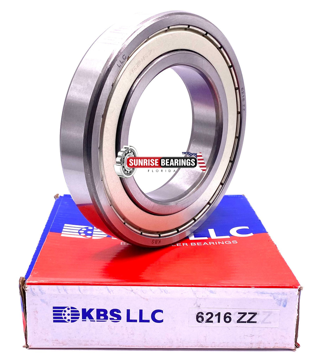 KBS 6216 ZZ DEEP GROOVE BALL BEARING, METAL SHIELDED 80x140x26 mm