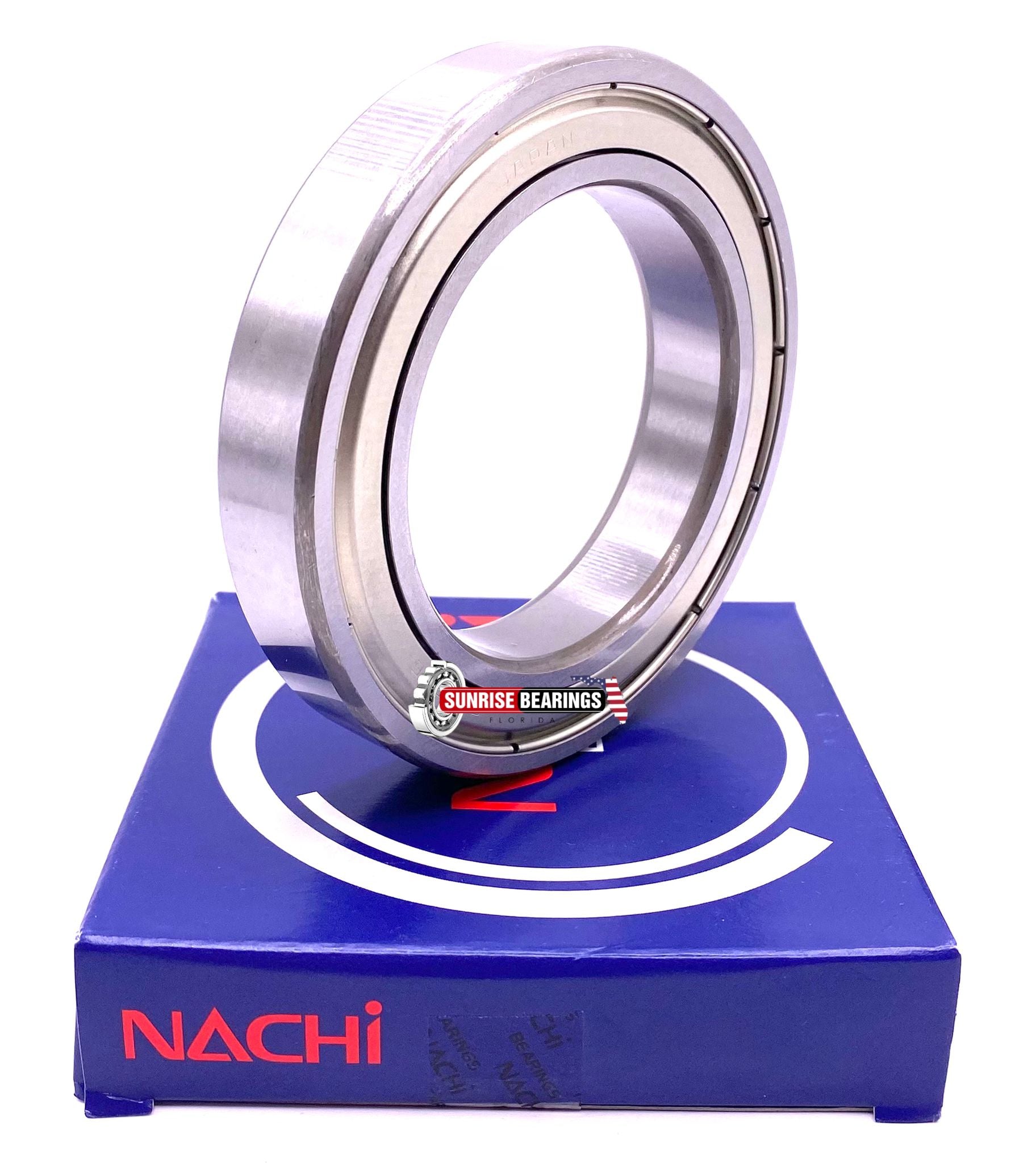 NACHI Japan 6013 ZZ Deep Groove Ball Bearing, Metal Shielded
