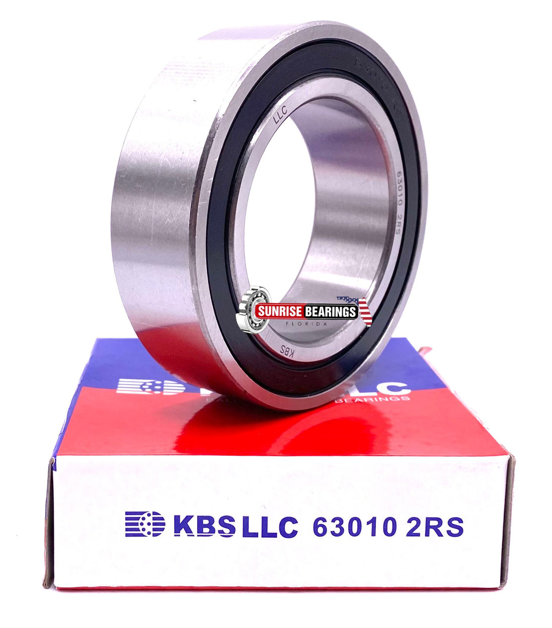 KBS 63010 2RS DEEP GROOVE BALL BEARING, RUBBER SEALED 50x80x23 mm