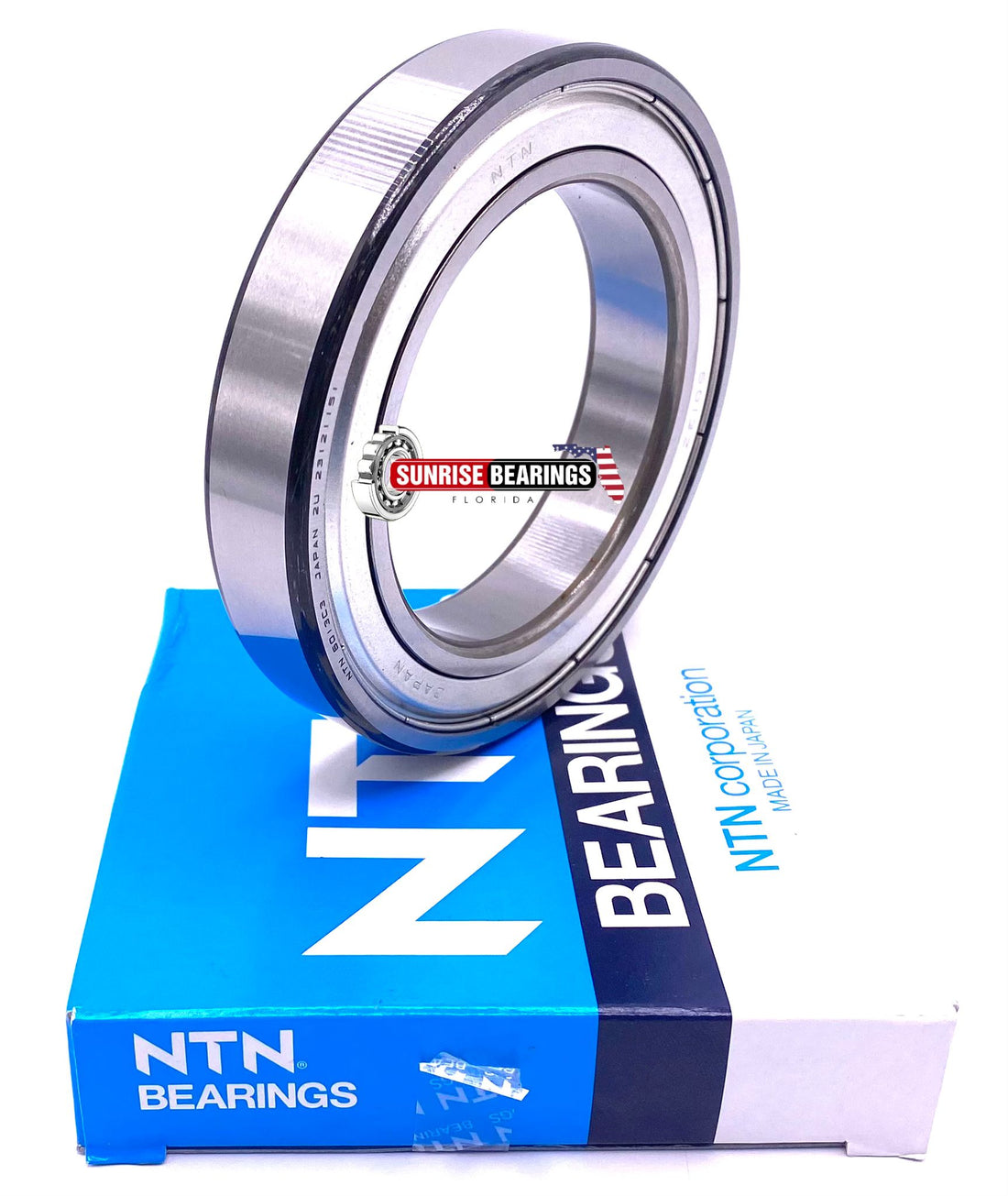 NTN 6013 ZZ C3 DEEP GROOVE BALL BEARING, METAL SHIELDED 65x100x18 mm
