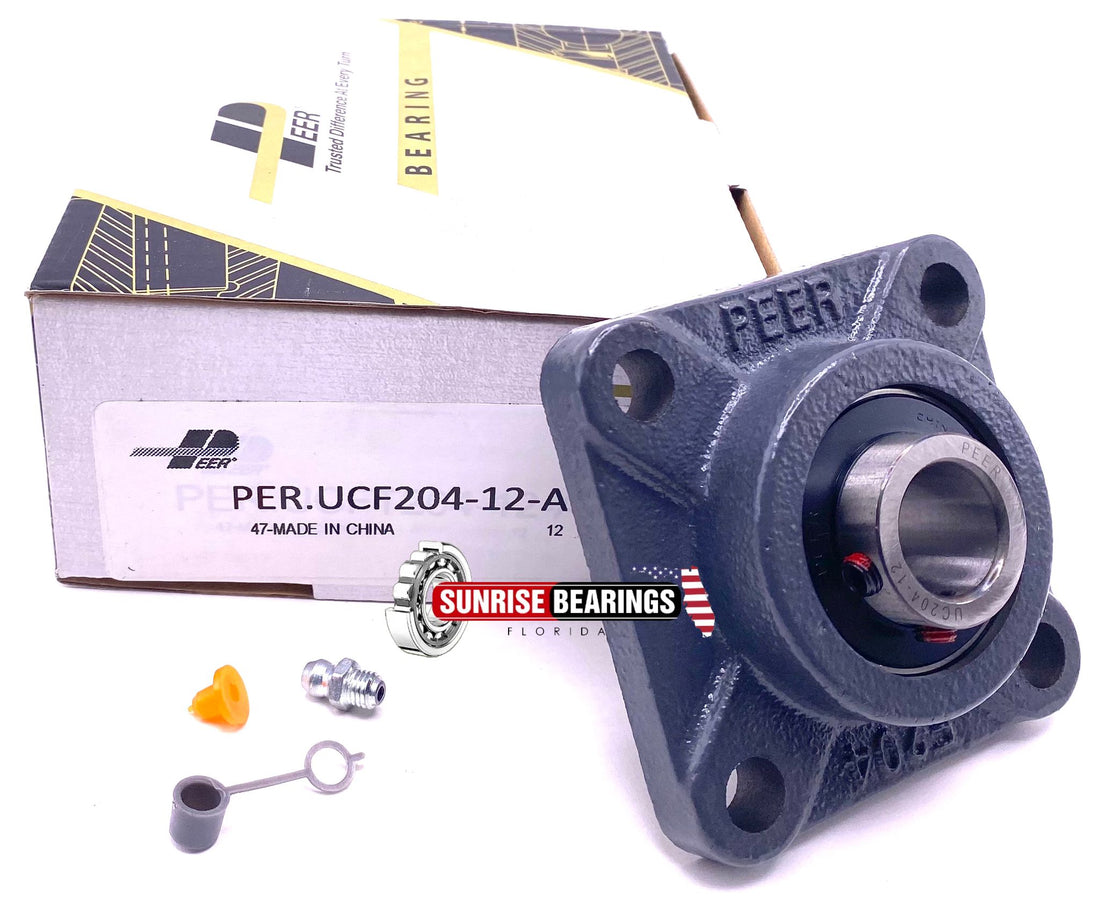 PEER UCF204-12 A HOUSING and BEARING FYJ3/4 TF YAR204-012-2F + FYJ504 3/4" Bore