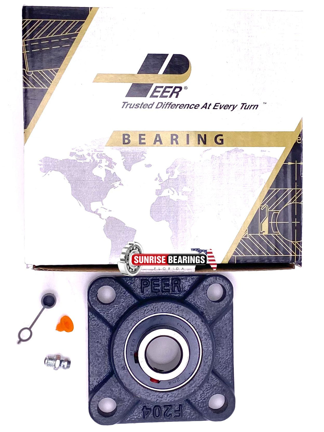 PEER UCF204-12 A HOUSING and BEARING FYJ3/4 TF YAR204-012-2F + FYJ504 3/4" Bore