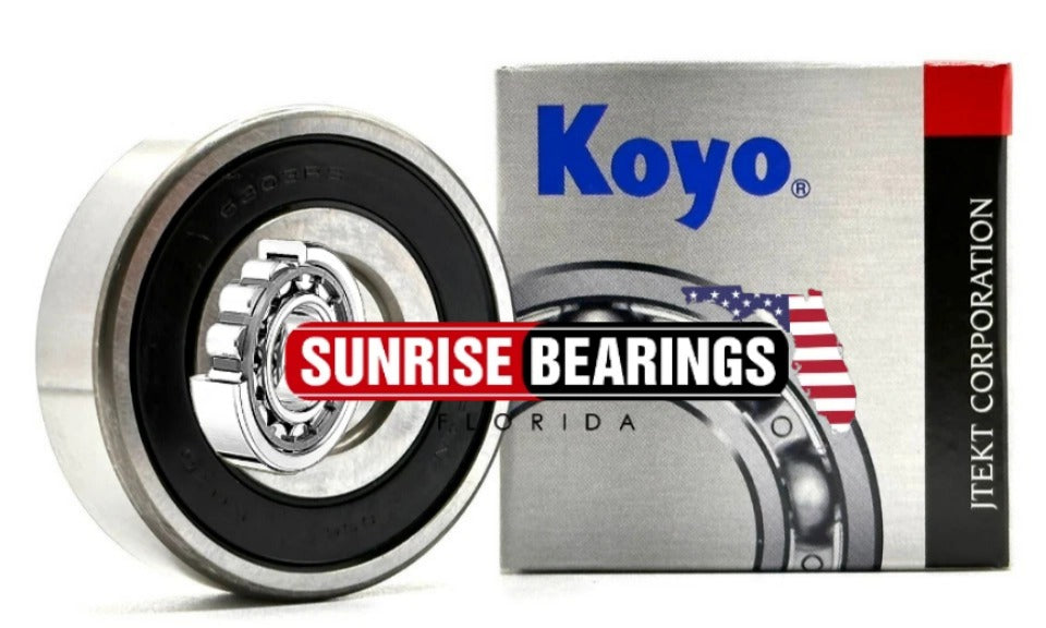 KOYO Japan 6303 2RS C3 Deep Groove Ball Bearing, Rubber Sealed 17x47x14 mm