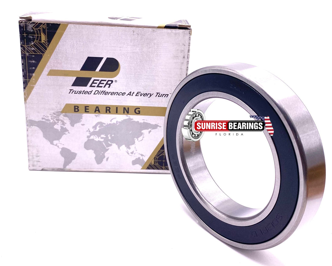 PEER 6013 2RS C3 DEEP GROOVE Ball  BEARING, RUBBER SEALED 65x100x18 mm