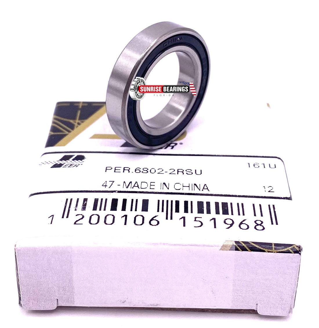 PEER 6802 2RS BALL BEARING, Rubber Sealed 61802 2rs 6802DD 6802 LLU 15x24x5 mm