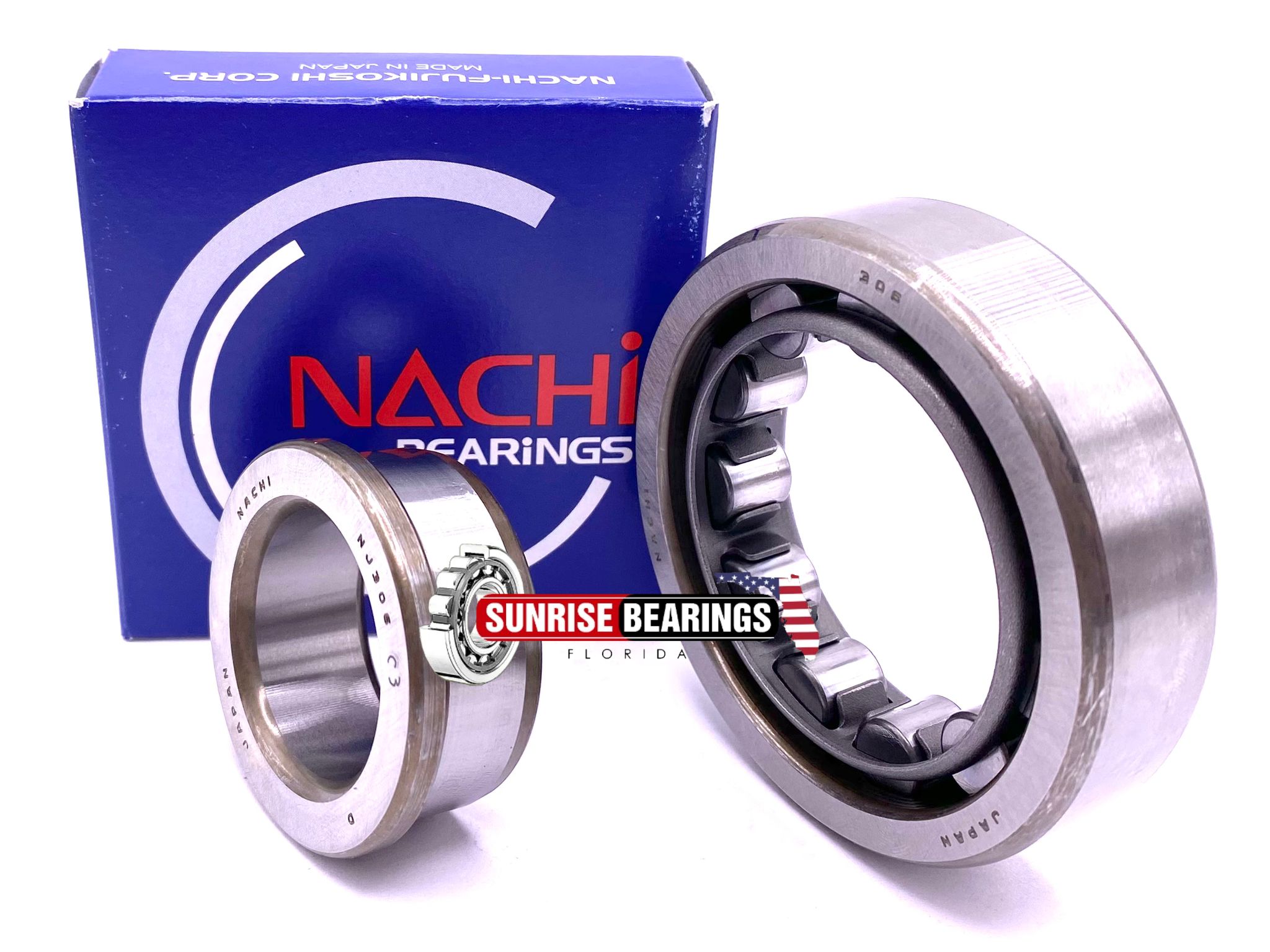 NACHI Japan NJ306 Cylindrical Roller Bearing 30x72x19 mm – Sunrise