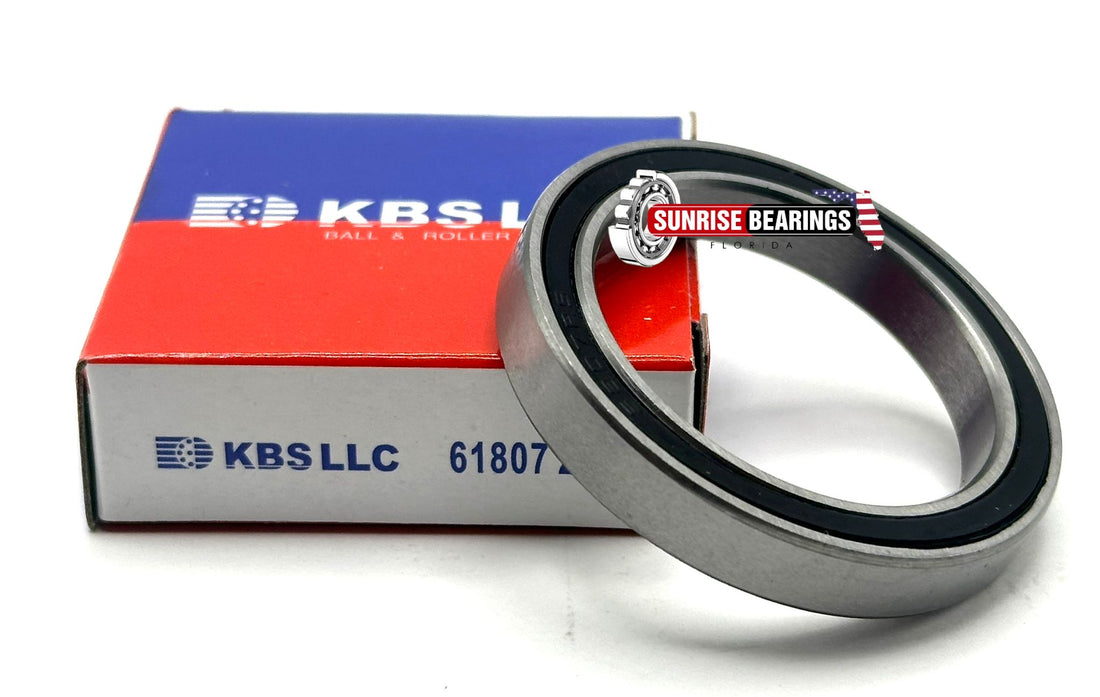 KBS 61807 ZZ DEEP GROOVE BALL BEARING, METAL SHIELDED 35x47x7 mm